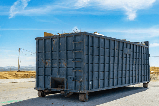 Our team providing friendly dumpster rental service in Columbus